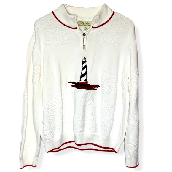 Beautiful light house sweater size 12 - Picture 1 of 6